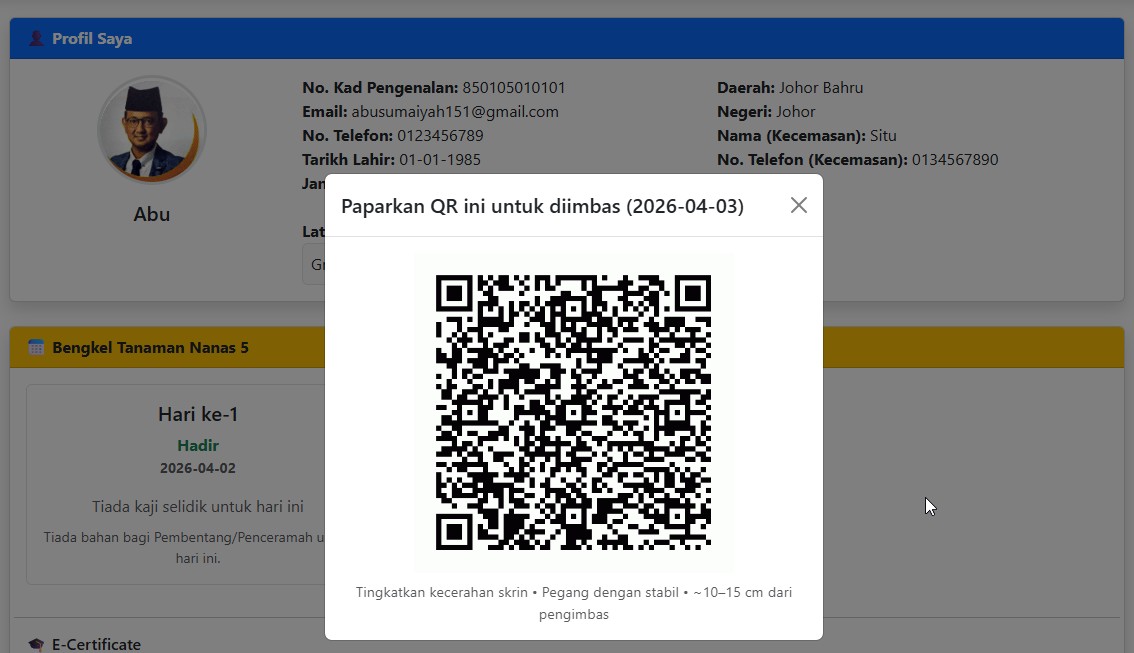 QR Kehadiran